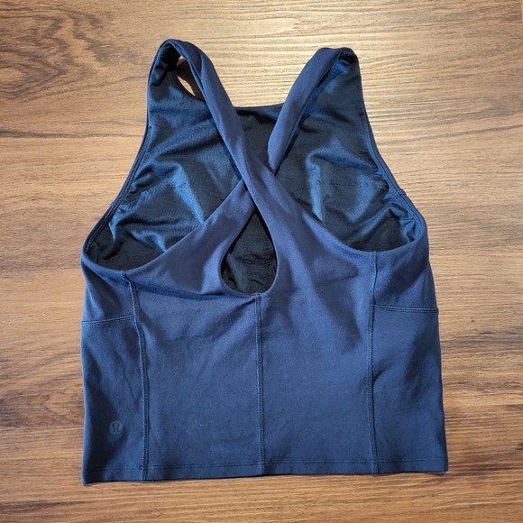 Lululemon Key To Balance Tank In True Navy Size 6 - Picture 6 of 6